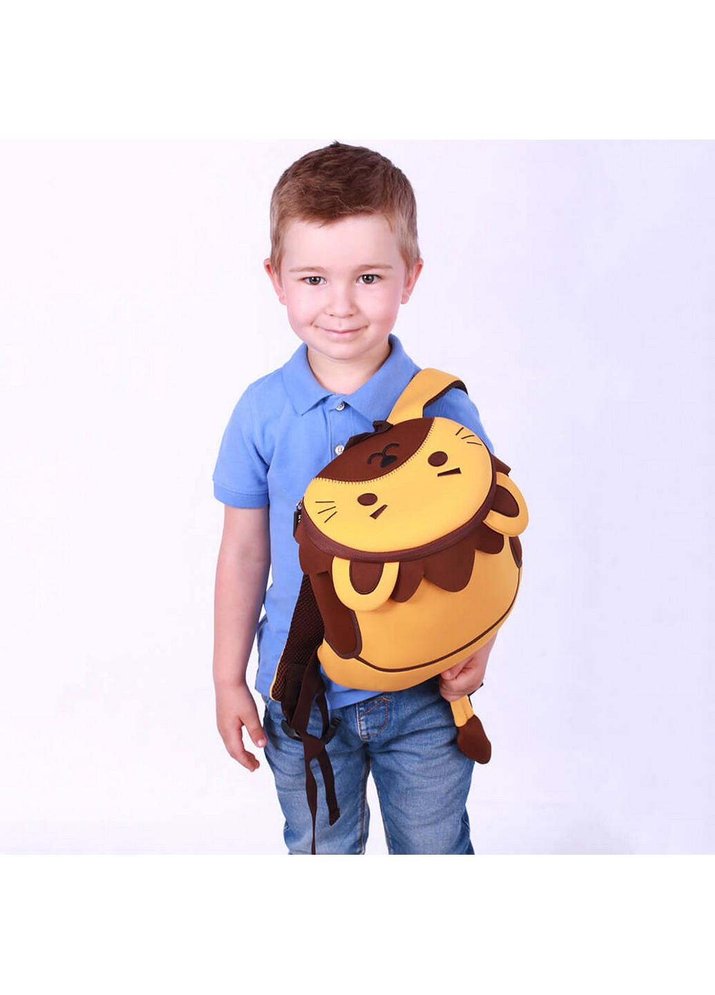 Детский рюкзак Львенок Средний 21,5x15,5x25,5 см Nohoo (259265128)