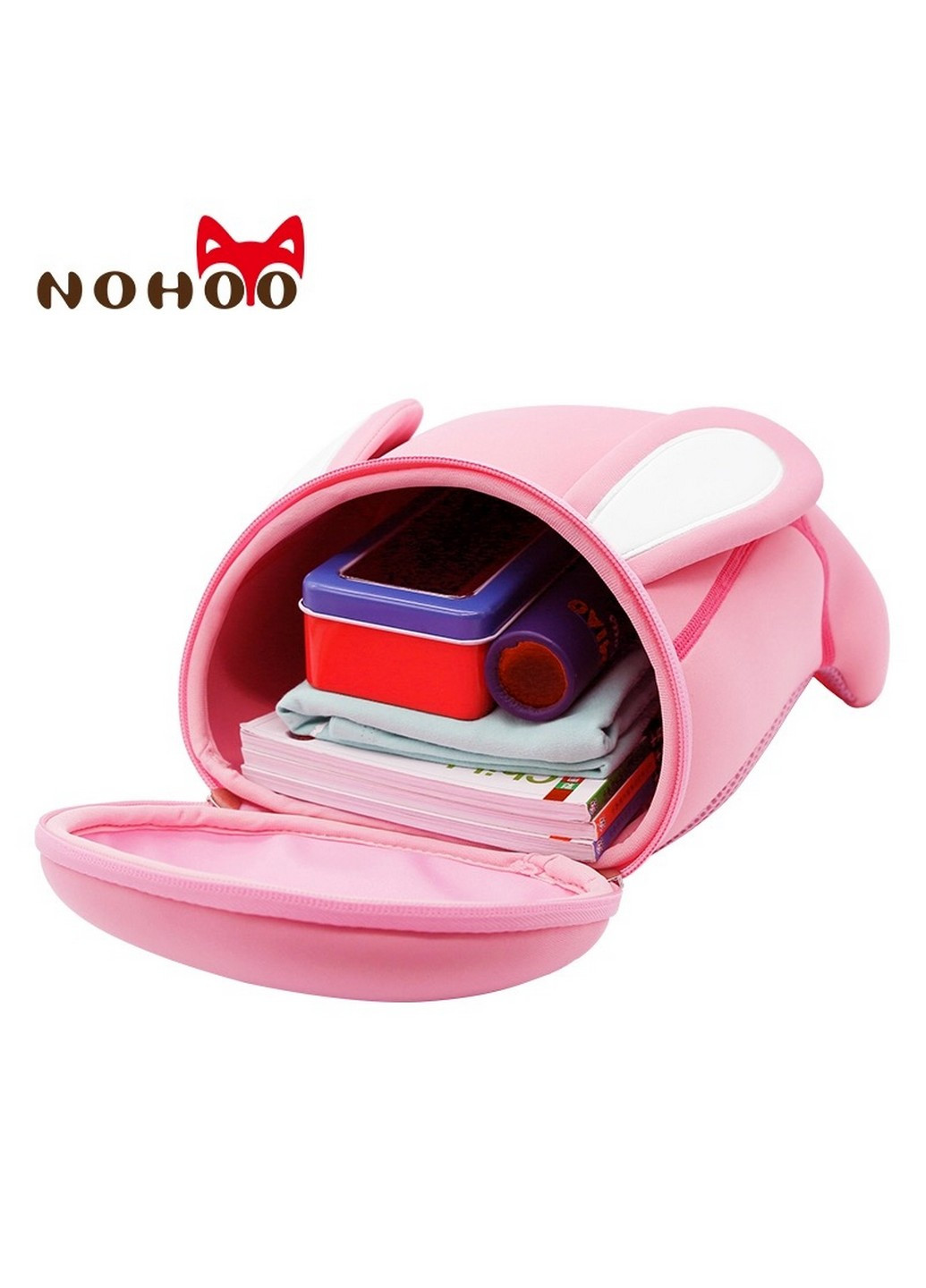 Детский рюкзак Зайка Розовый Большой 25x21,5x34 см Nohoo (259264409)