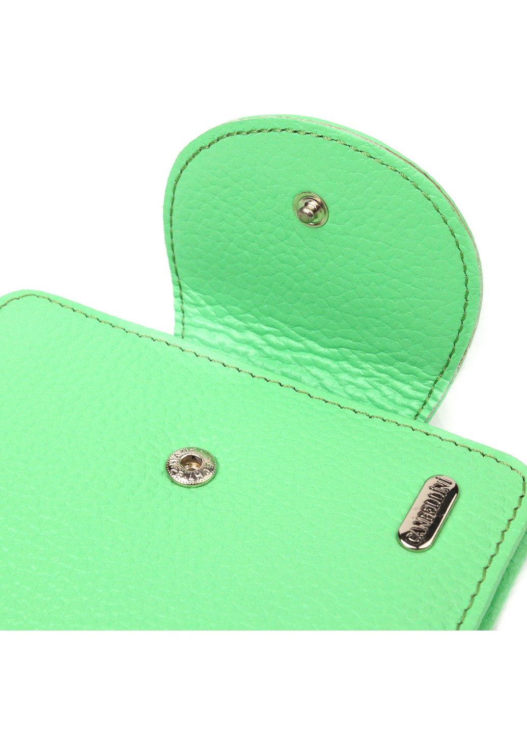 Жіночий шкіряний гаманець 9х11,7х1 см Canpellini (259263250)