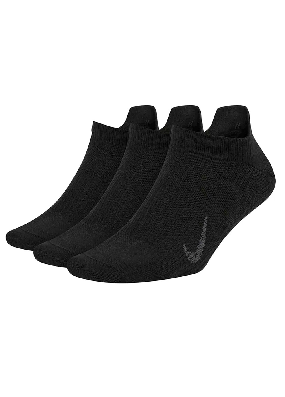 Носки 3-pack 34-38 black Nike (259296578)