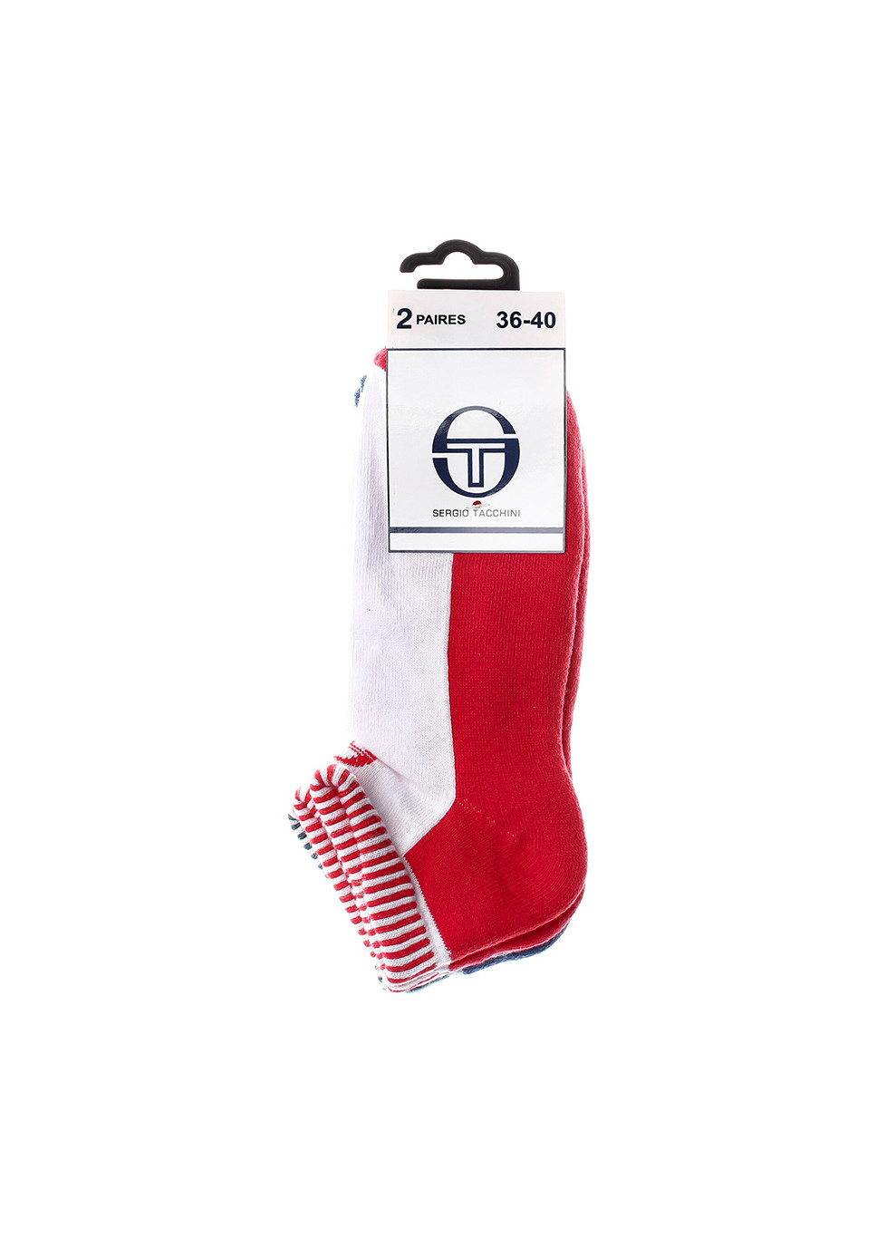 Шкарпетки 2-pack 36-40 white/red/blue Sergio Tacchini (259296266)