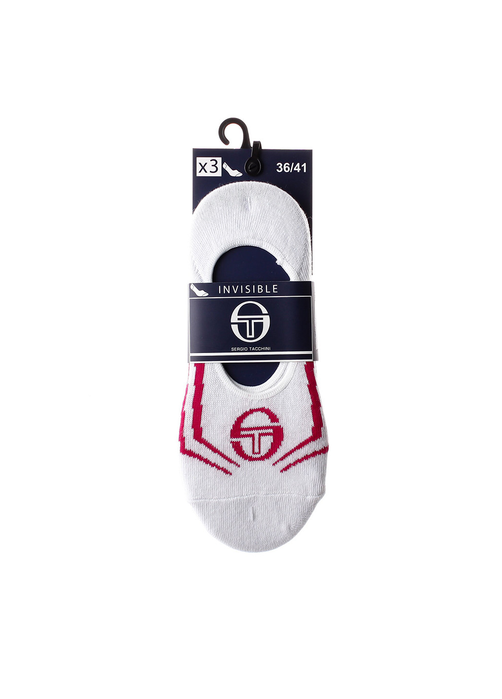Белые носки 3-pack 36-41 white Sergio Tacchini (259296265)