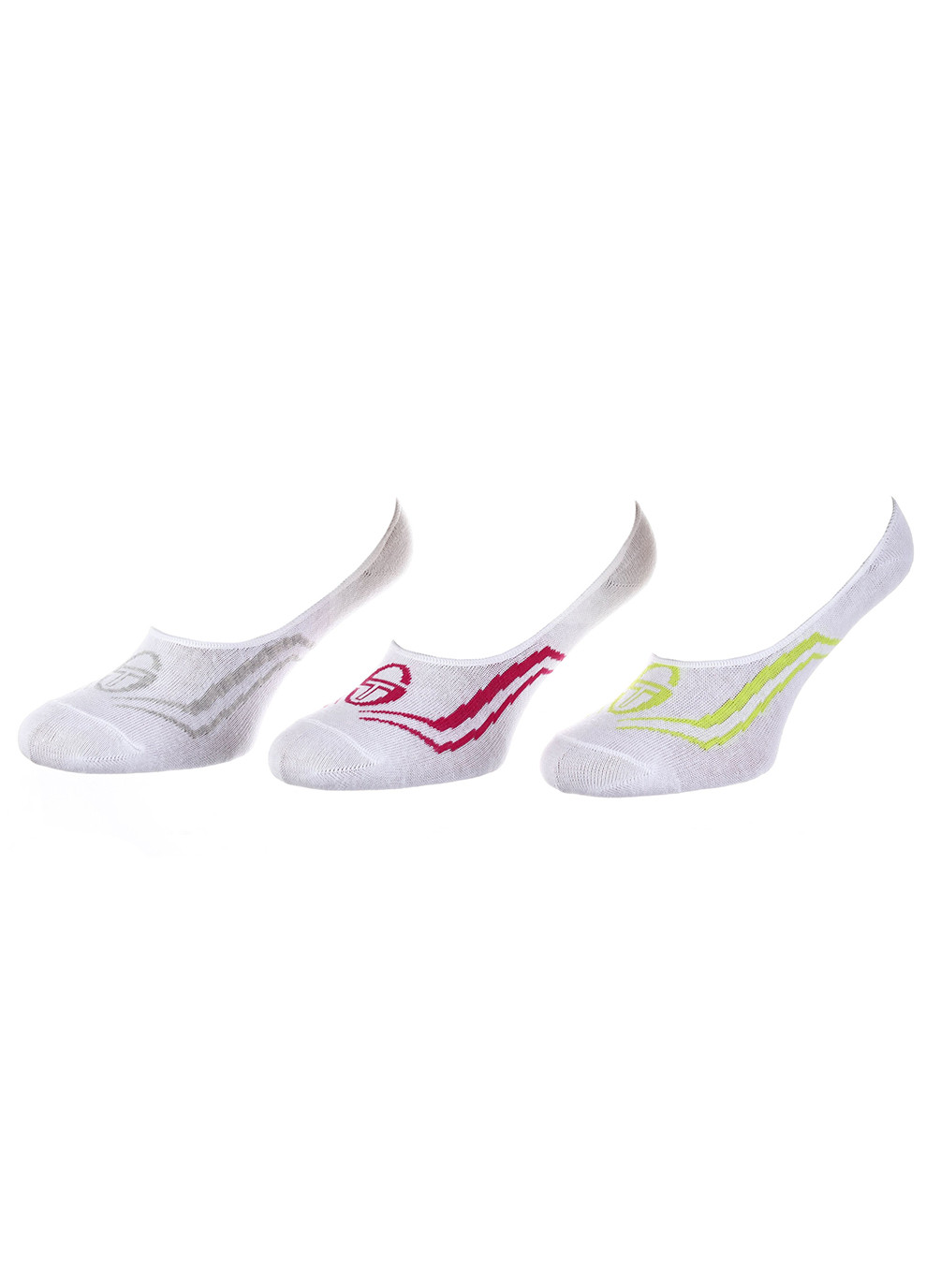 Белые носки 3-pack 36-41 white Sergio Tacchini (259296265)