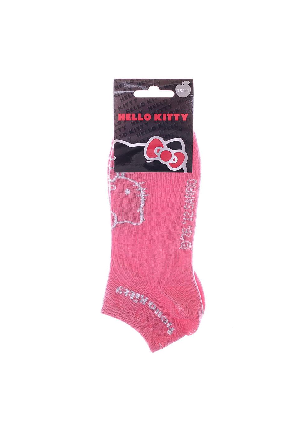 Рожеві шкарпетки in contour profile 1-pack 35-41 pale pink Hello Kitty (259296532)