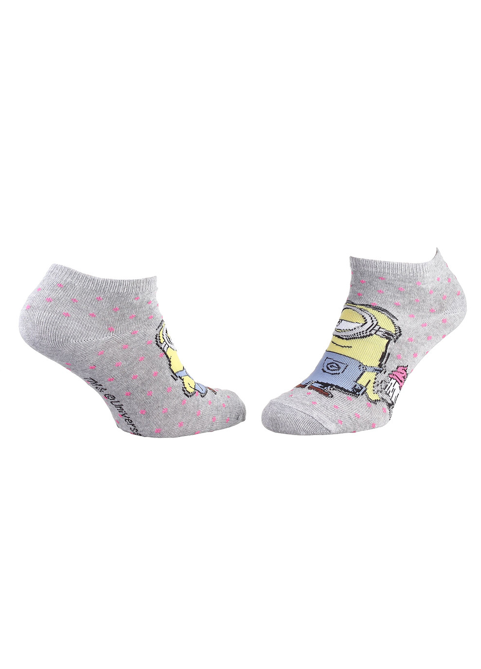 Сірі шкарпетки all over dots 1-pack 36-41 gray Minions (259296442)