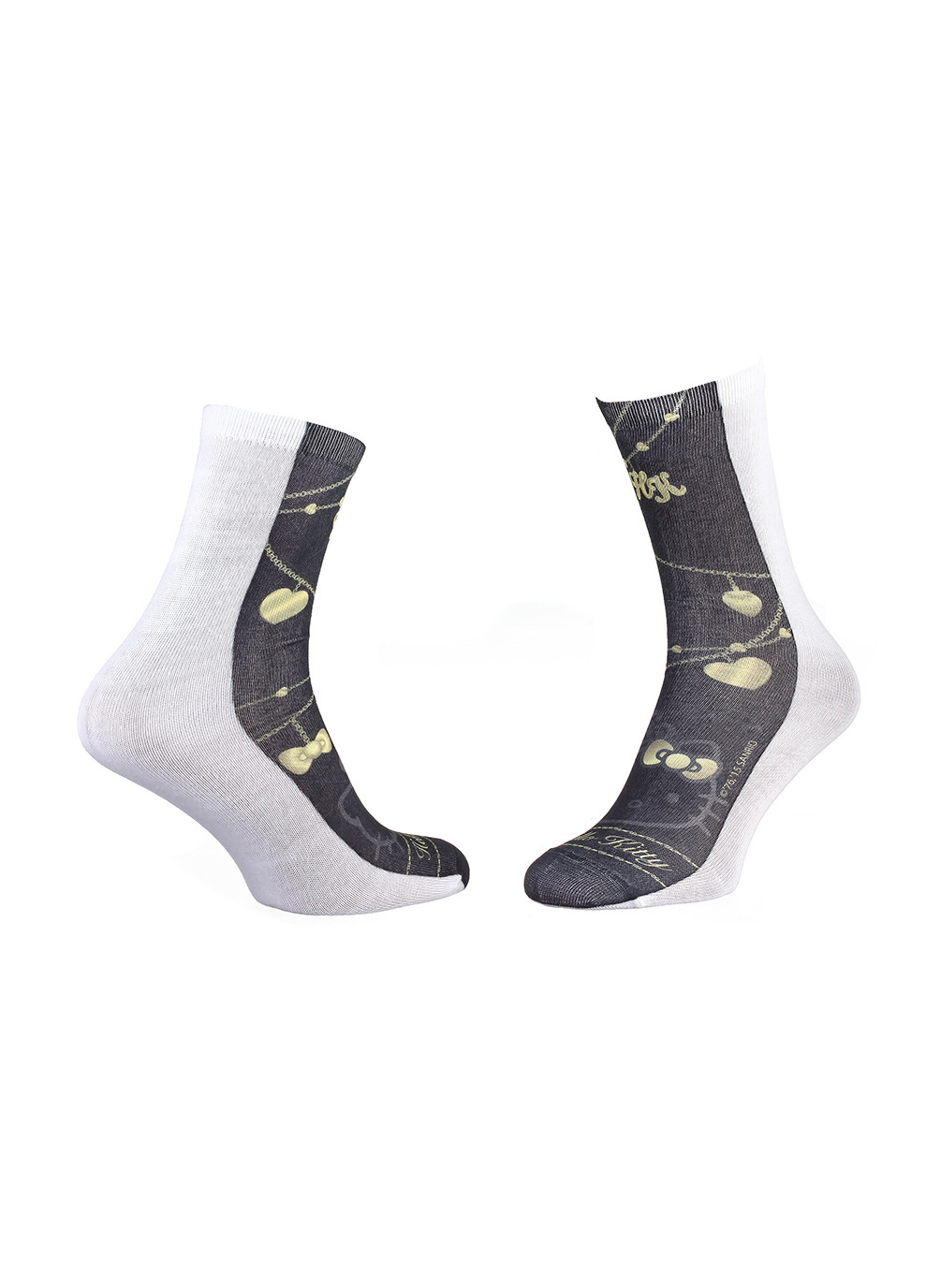 Чорні шкарпетки collier 1-pack 36-41 black Hello Kitty (259296517)