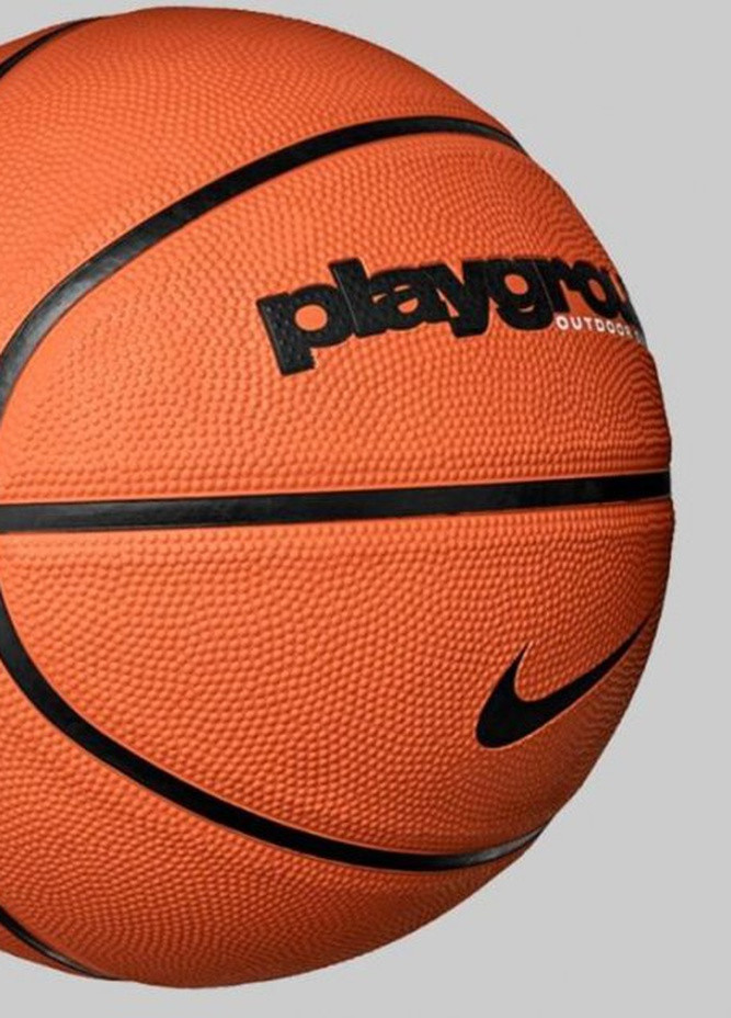 Мяч баскетбольный EVERYDAY PLAYGROUND 8P GRAPHIC DEFLATED Amber/Black size 6 Nike (259296460)
