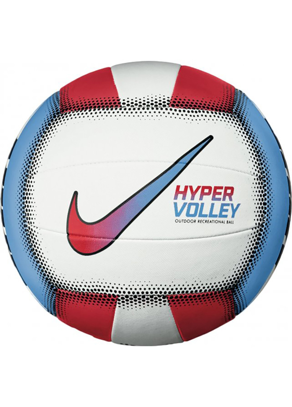 М'яч волейбольний HYPERVOLLEY 18P білий, блакитний, червоний 5 Nike (259296685)