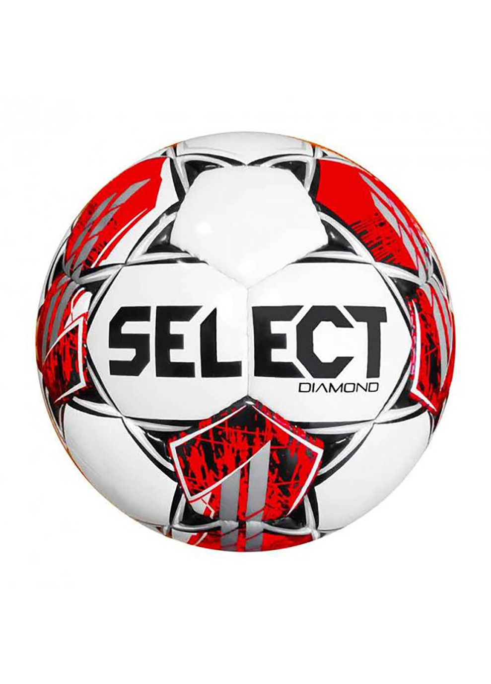 Мяч футбольный DIAMOND v23 бело-красный Уни 4 85436-127 4 Select (259296384)