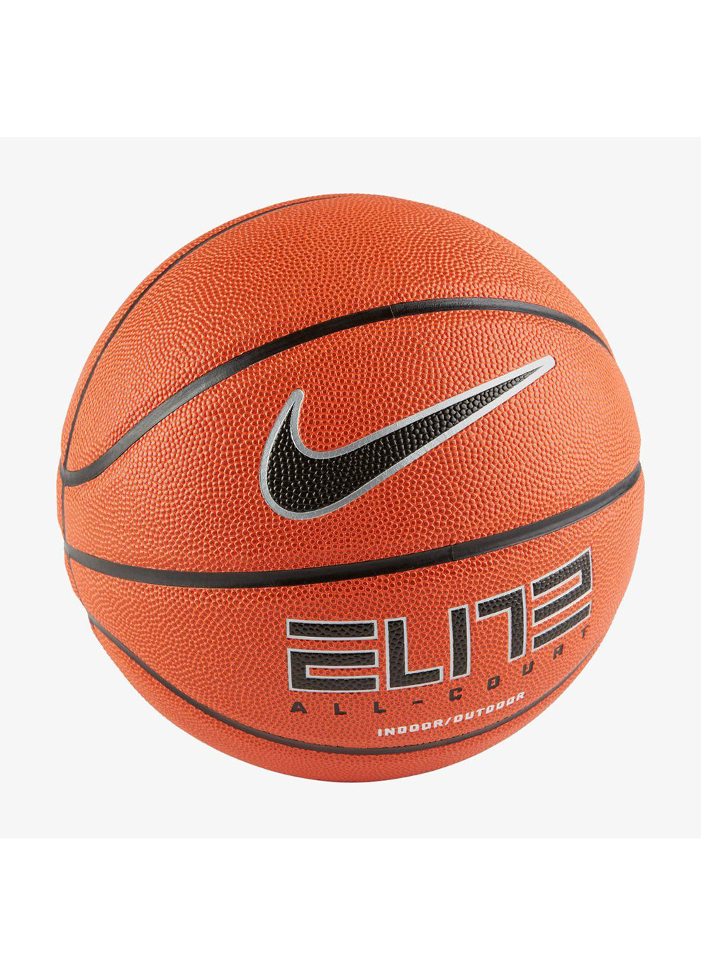 Мяч баскетбольный Elite All Court 8P 2.0 р. 7 Deflated Amber/Black/Metallic Nike (259296688)