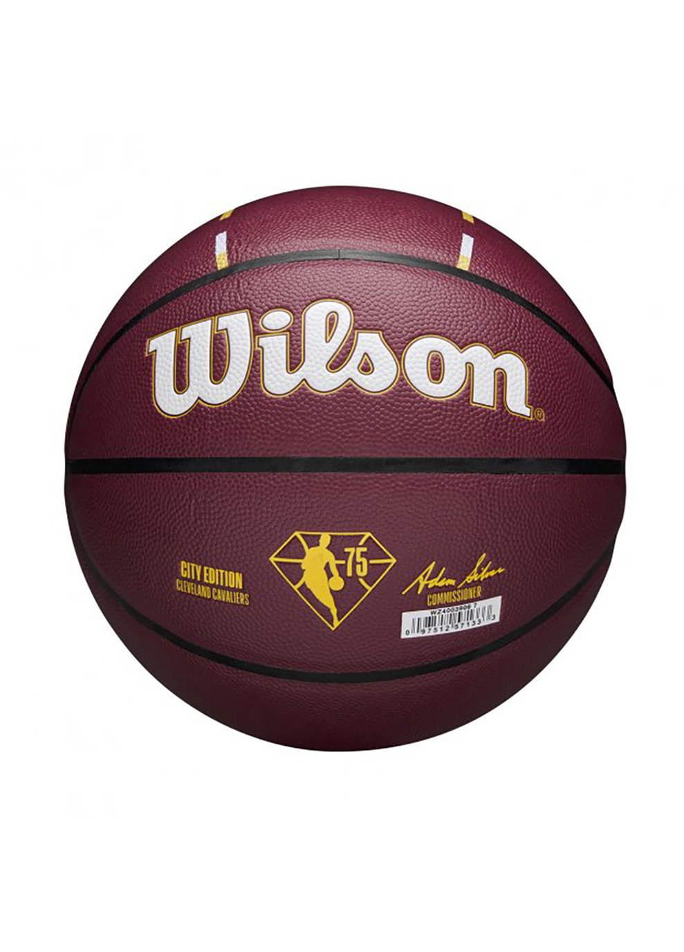 Мяч баскетбольный NBA TEAM CITY COLLECTOR BSKT CLE CAVAL size 7 WZ4003906XB7 Wilson (259296338)