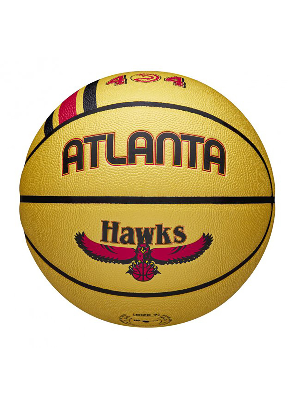 М'яч бакетбольний NBA TEAM CITY COLLECTOR BSKT ATL HAWKS Size 7 WZ4003901XB7 Wilson (259296350)