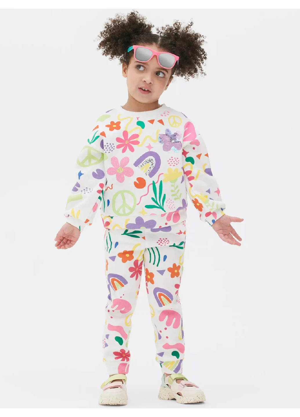 Белые спортивные зимние брюки Primark