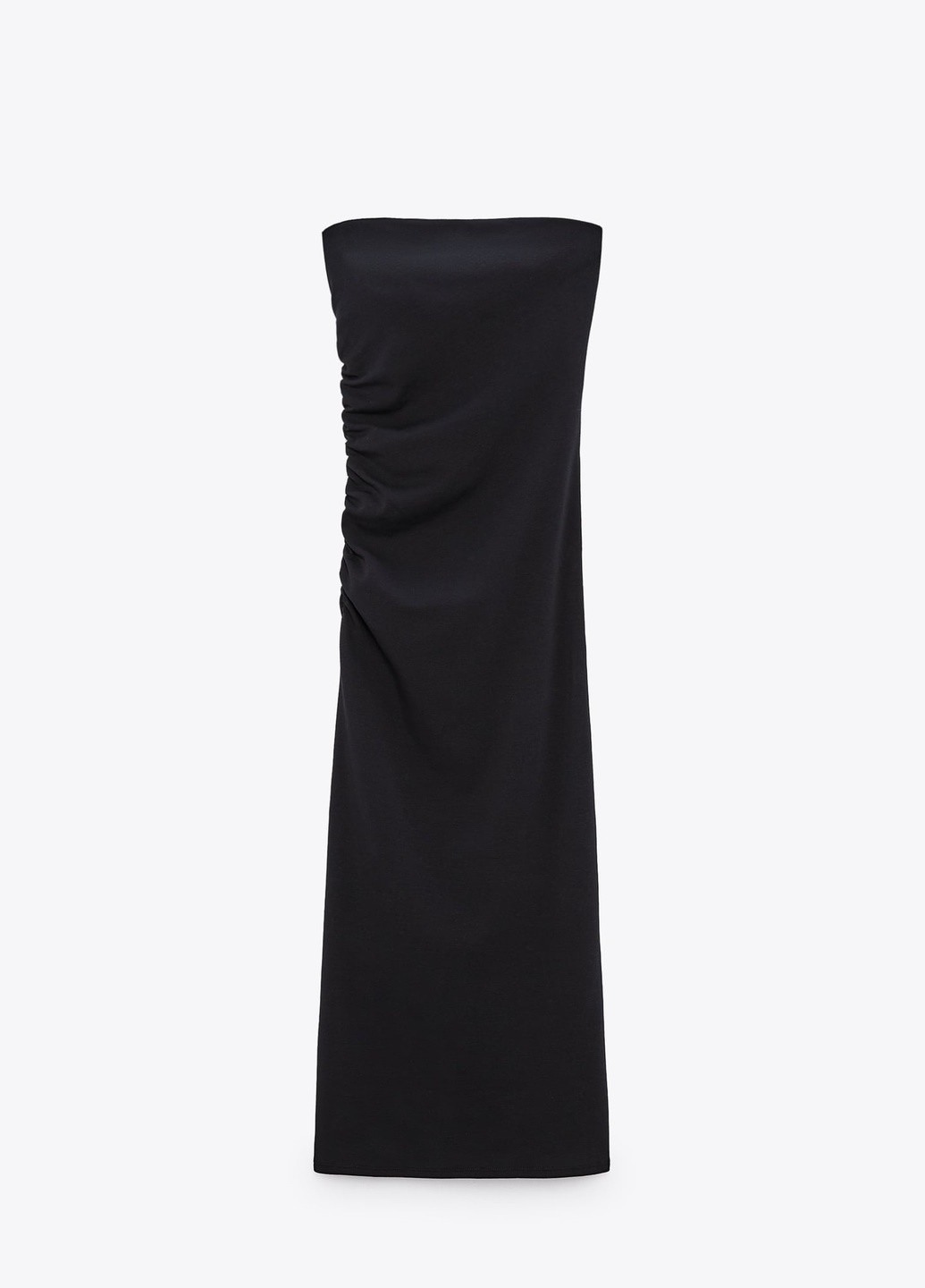 Чорна повсякденний сукня Zara однотонна