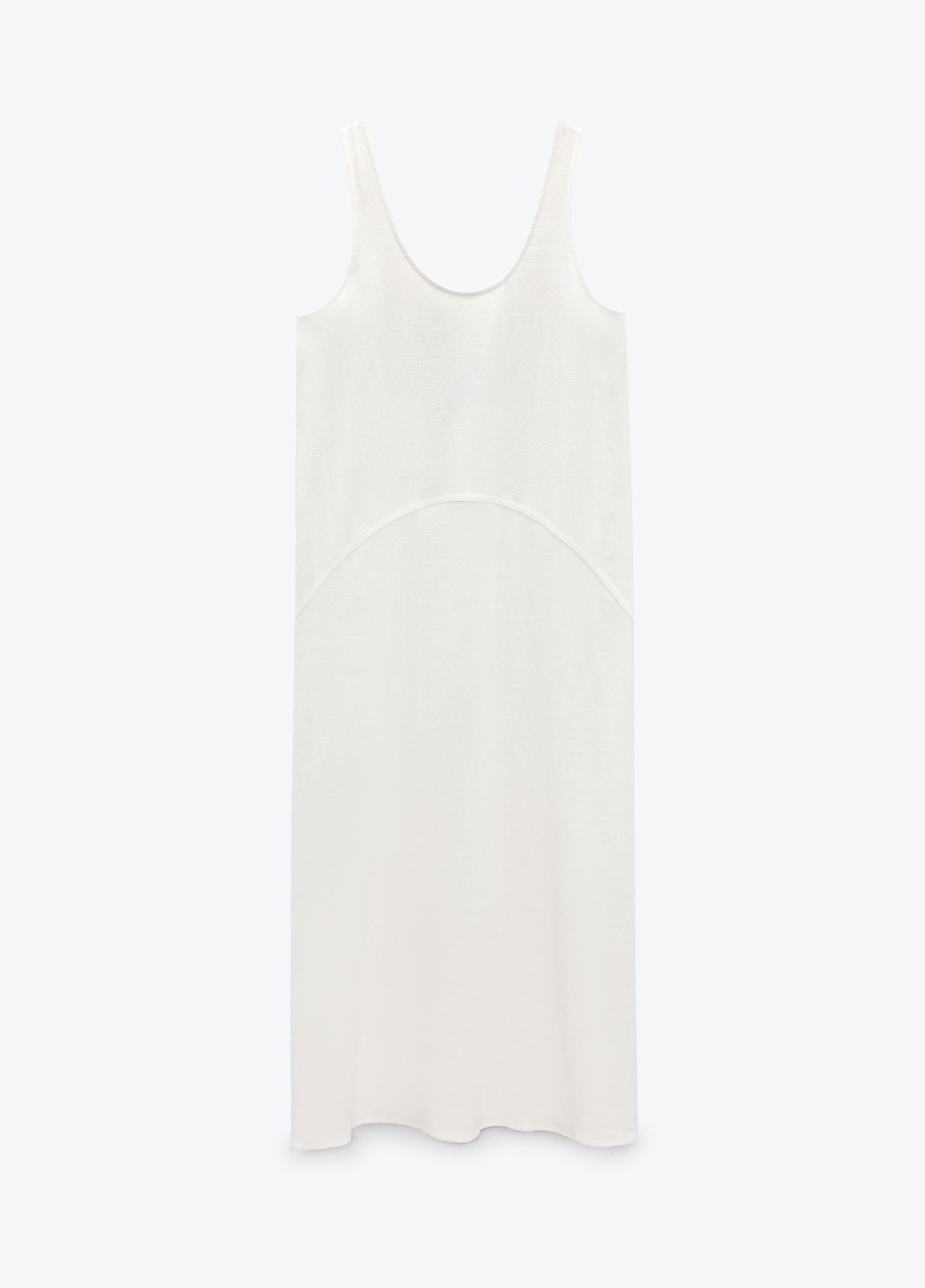 Молочна повсякденний сукня Zara однотонна