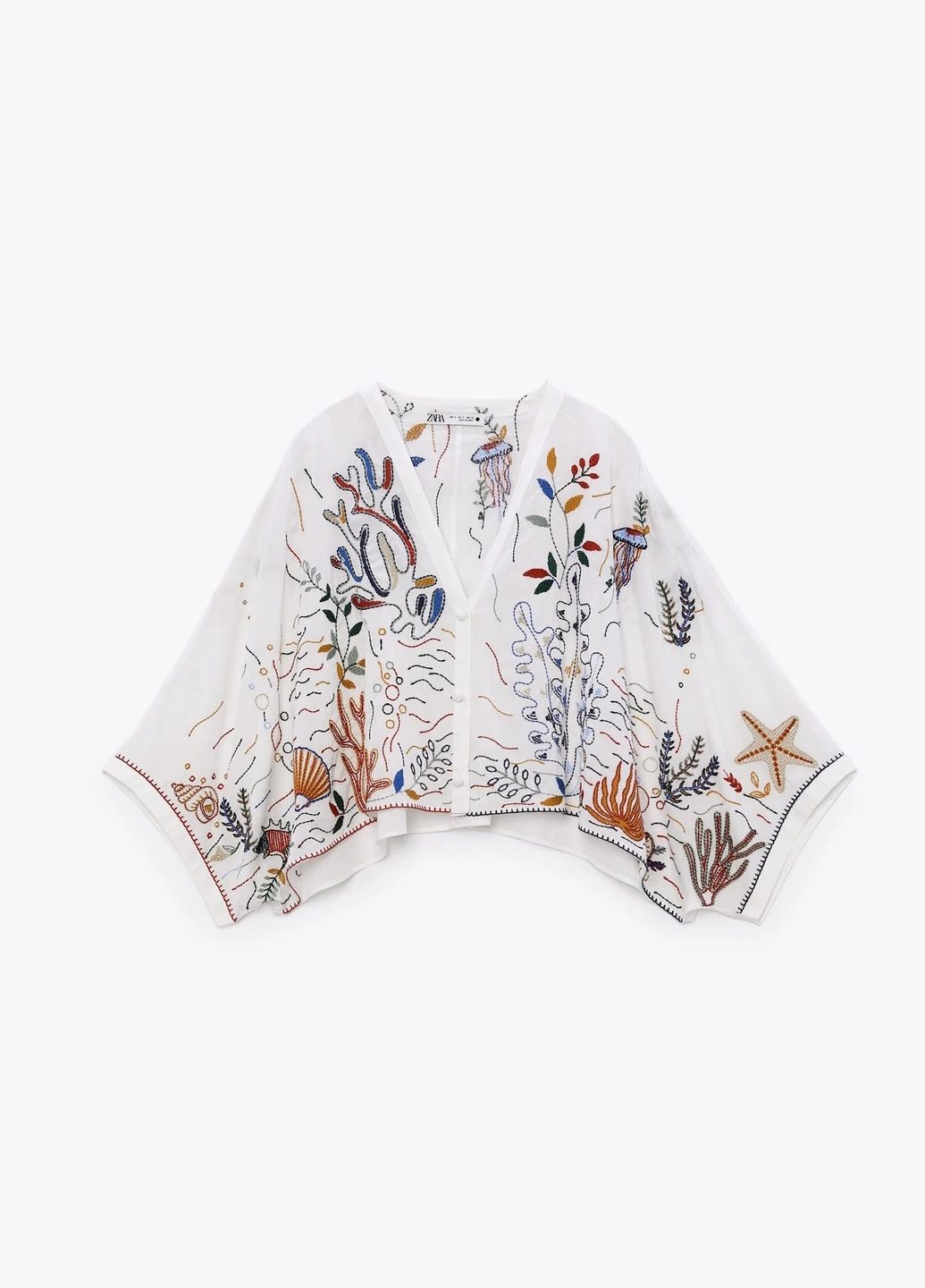 Белая блуза Zara