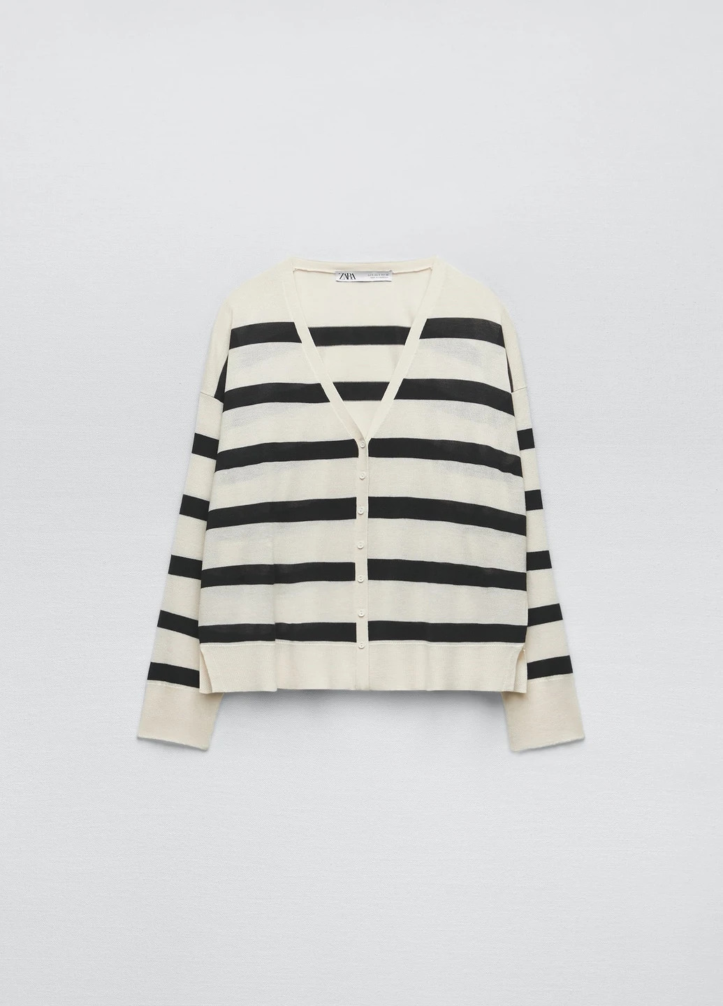 Белый демисезонный кардиган Zara