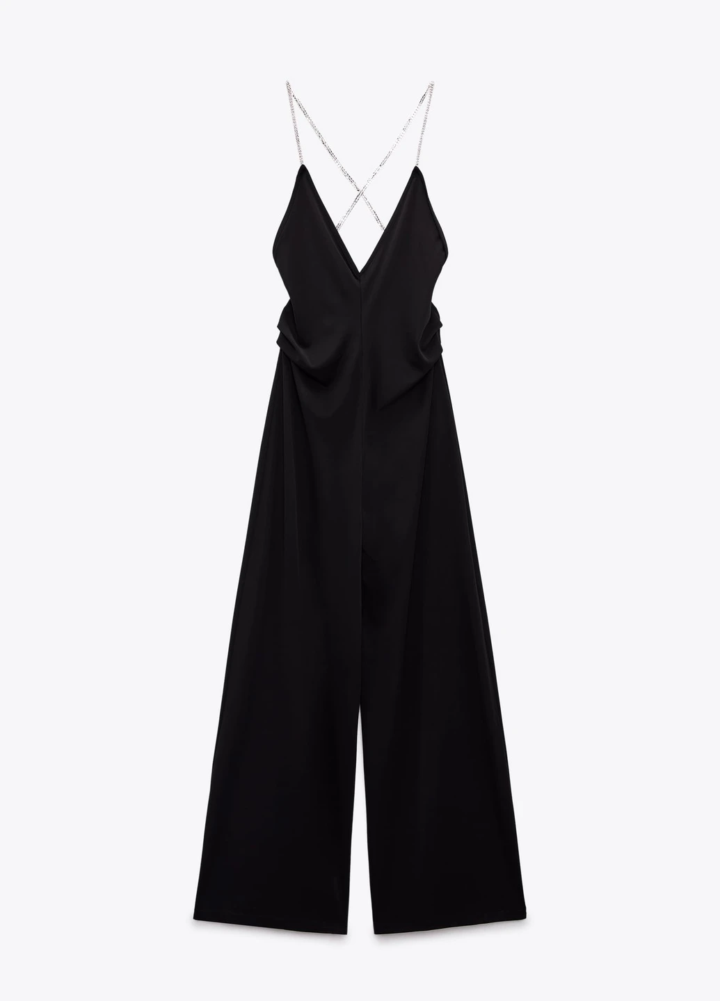Комбінезон Zara однотонний чорний повсякденний