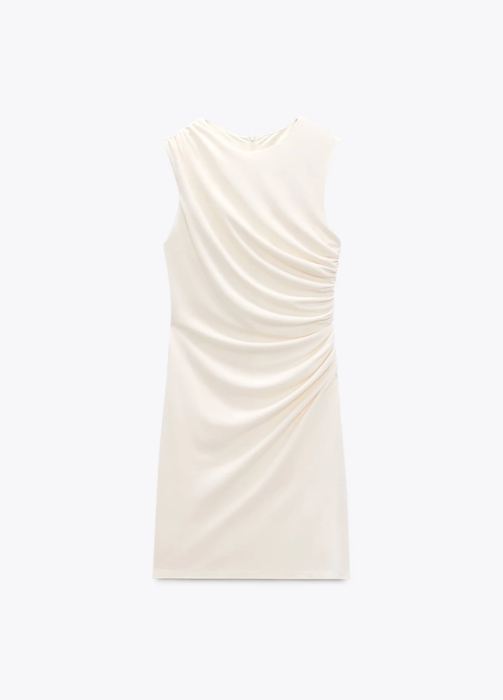 Молочное праздничный платье Zara однотонное