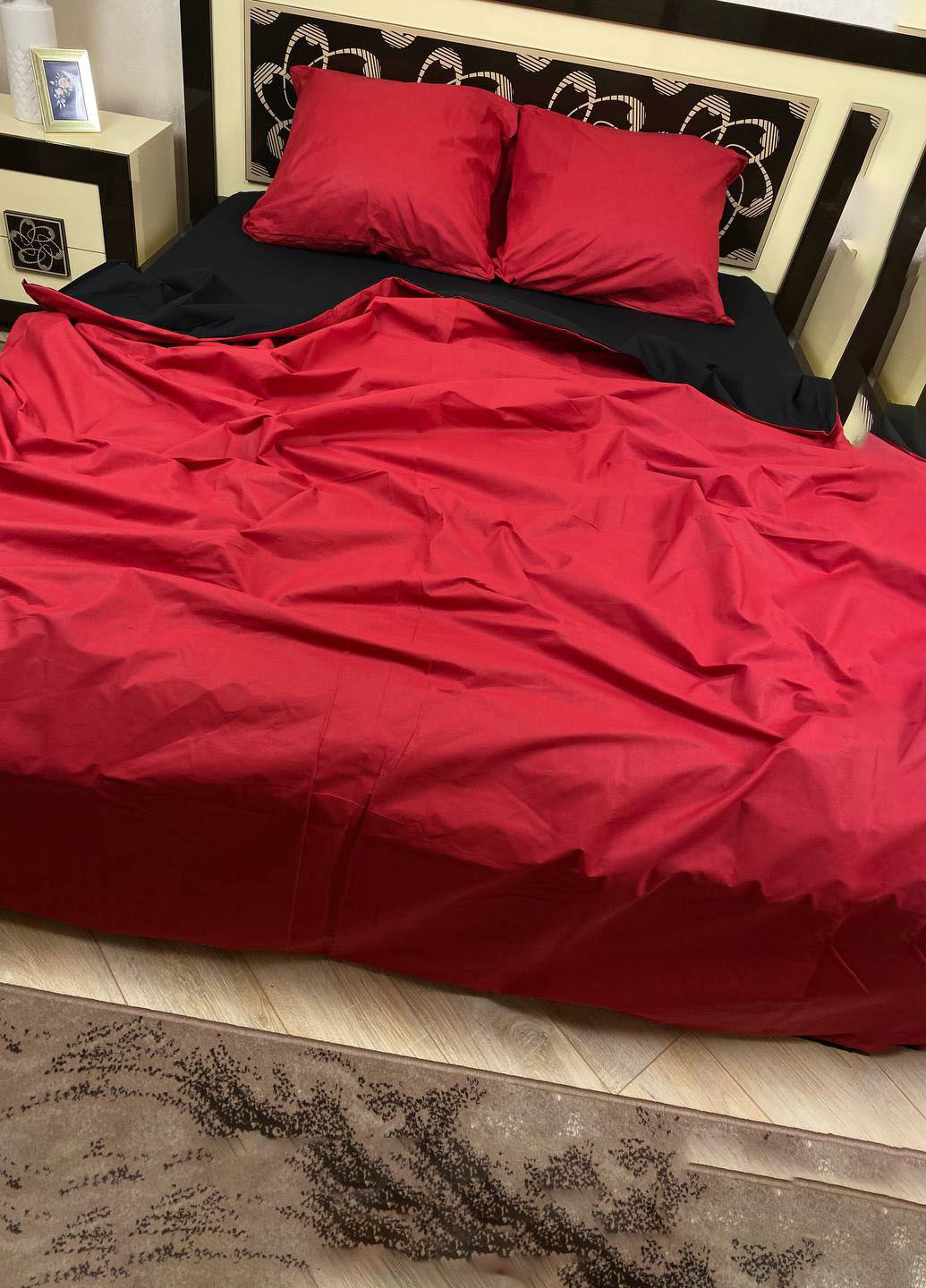 Постельное белье хлопковое Фламинго Двуспальное 180 x 220 No Brand (259301359)