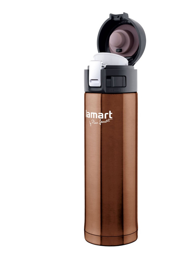 Термос 0,42 л BRANCHE коричневий LT4064 Lamart (259297907)