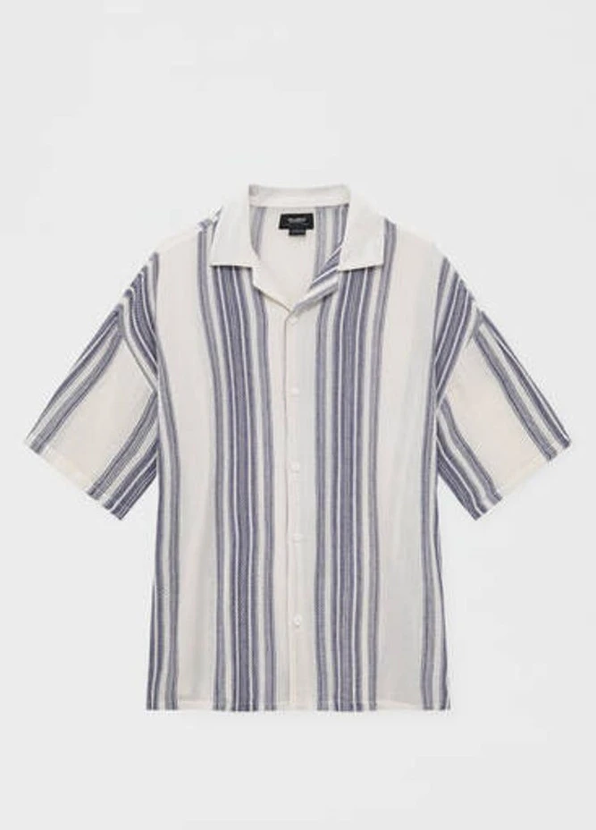 Белая рубашка Pull & Bear