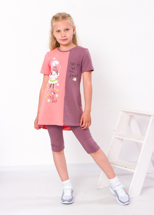 Комплект для дівчинки (туніка+треси) Рожевий Носи Своє (6204-036-33-v0) Носи своє (259318361)