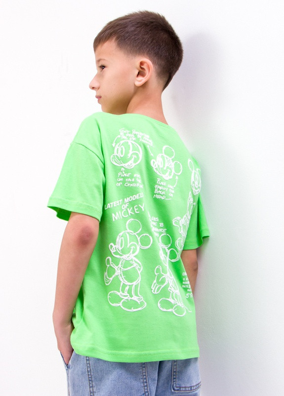 Салатовая летняя футболка для хлопчика салатовий носи своє (6263-001-33-v2) Носи своє