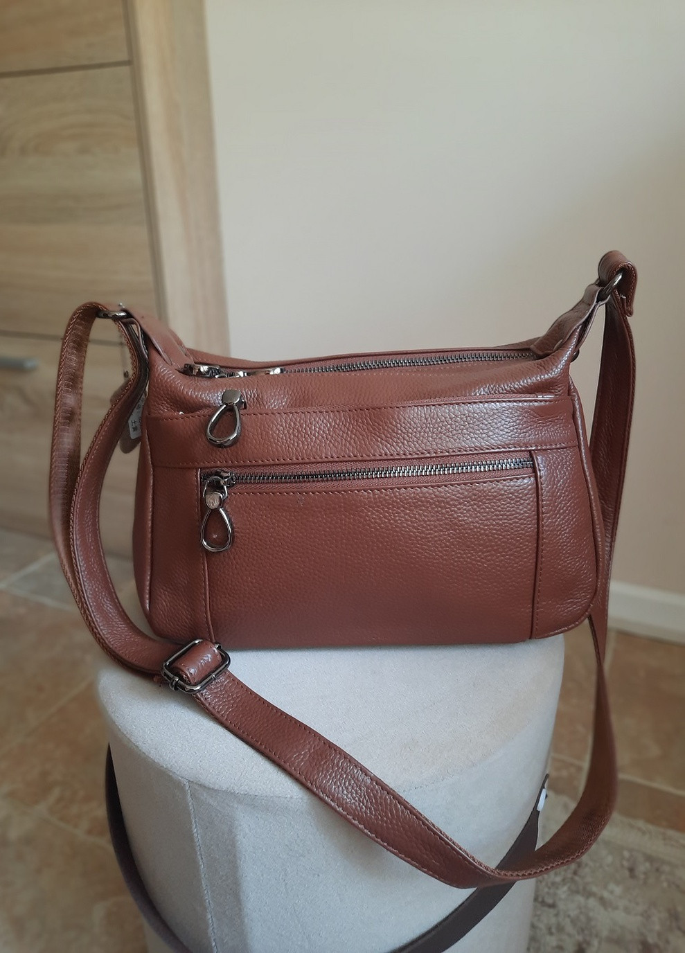 Кожаная сумка на 2 ручки Vishnya (259347928)