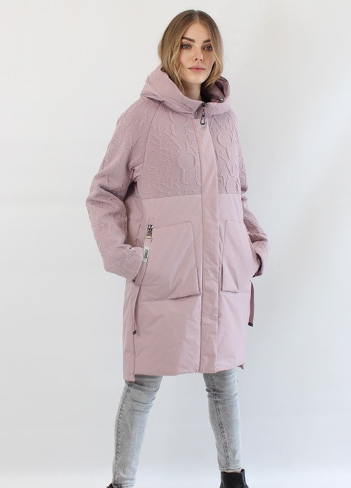 Светло-фиолетовая демисезонная женская куртка реглан misha в окраске сиреневая лаванда Mishele