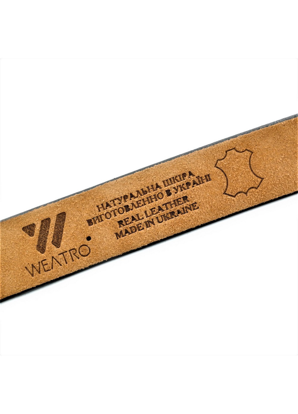 Мужской кожаный ремень 115-120 см Weatro (259349388)