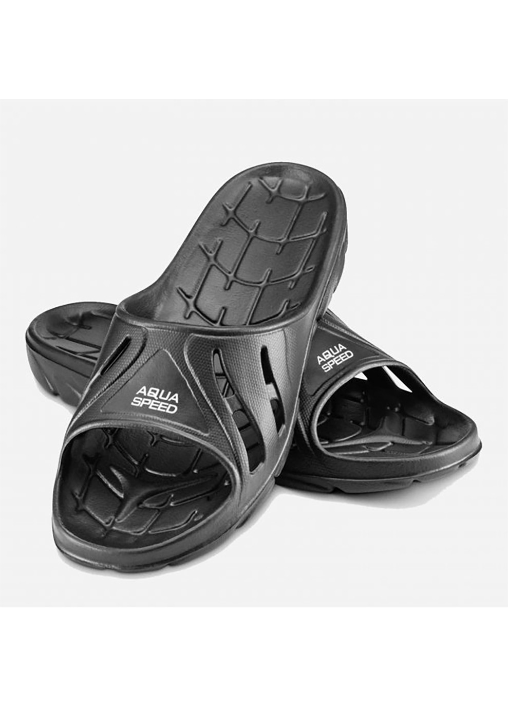 Черные спортивные шлепанцы alabama 5989 черный Aqua Speed