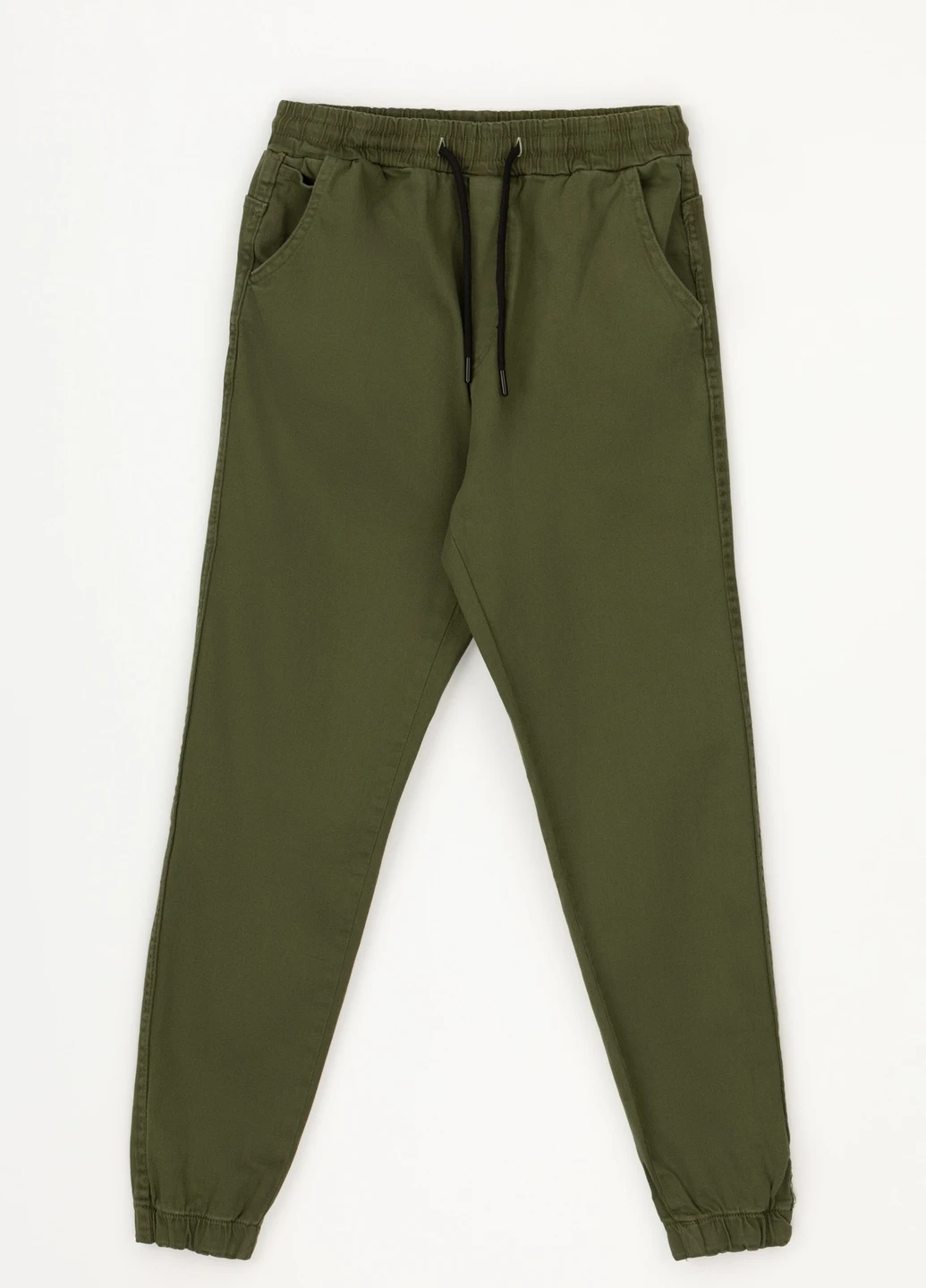 Хаки демисезонные джинсы joggers Mario Cavalli