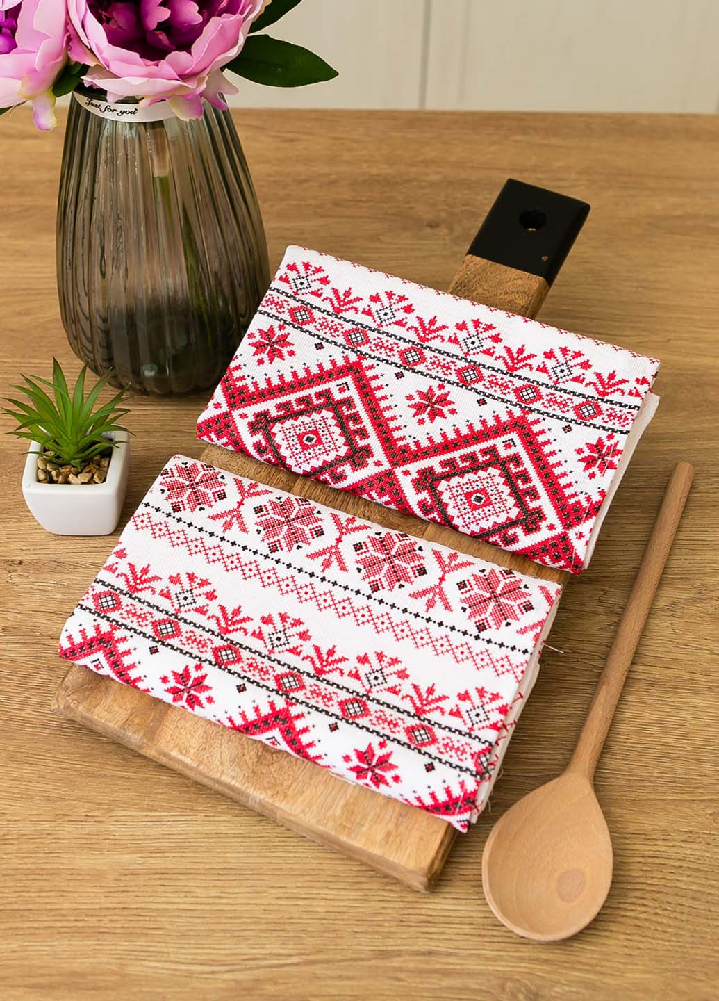 Рушник "Коровай" 75х40 см Homedec орнамент білий