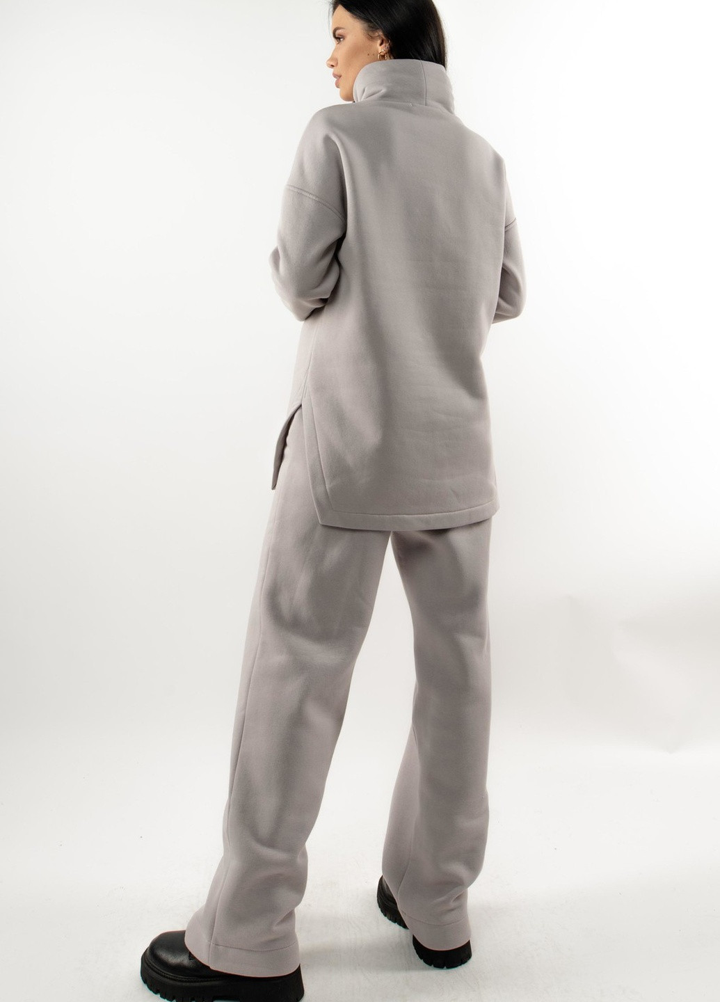 Серые кэжуал летние брюки Ри Мари