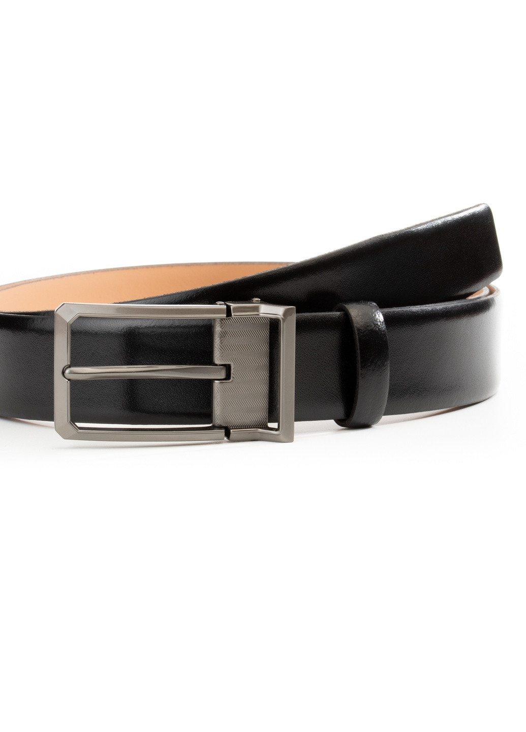 Ремінь із натуральної шкіри Incanto чорний Krago (259368546)