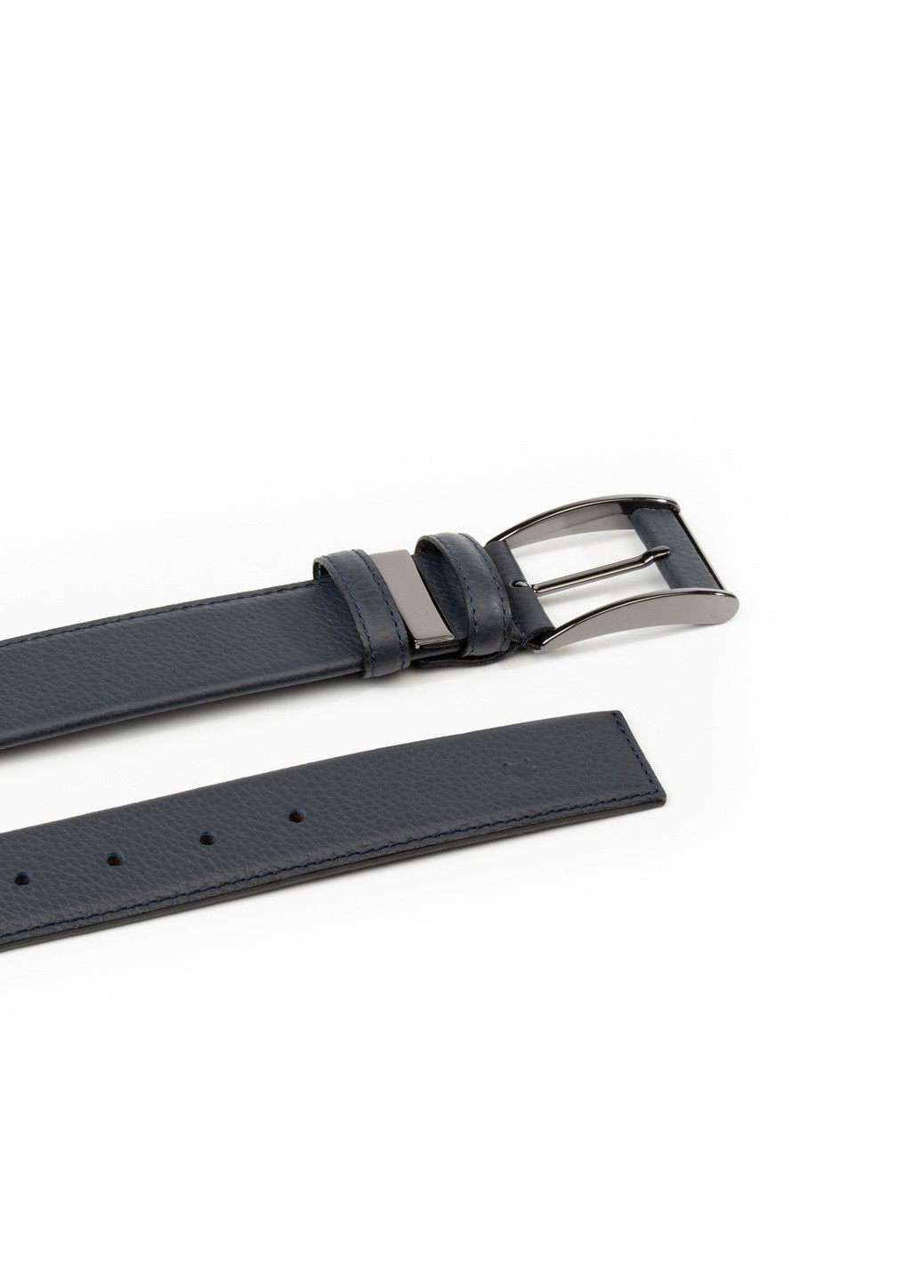 Ремень из натуральной кожи Superiore синий Krago (259368535)