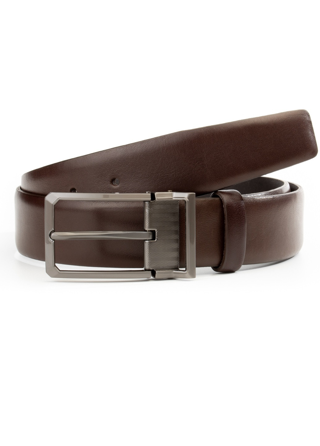 Ремень из натуральной кожи Incanto коричневый Krago (259368565)