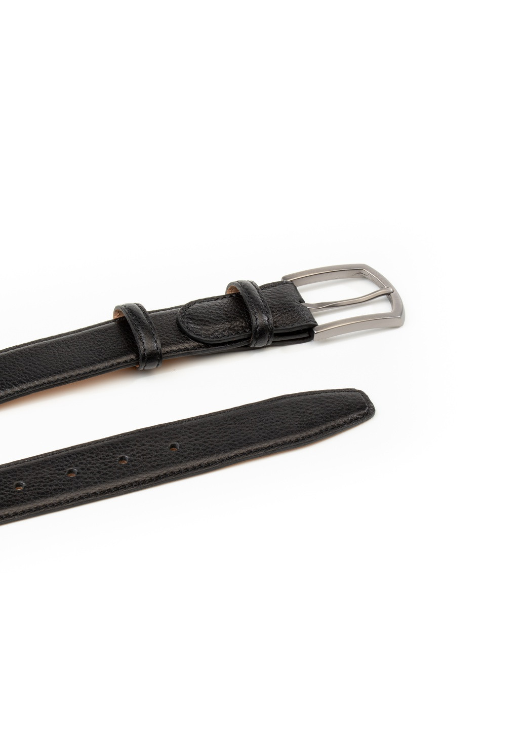 Ремень из натуральной кожи Chiaro черный Krago (259368596)