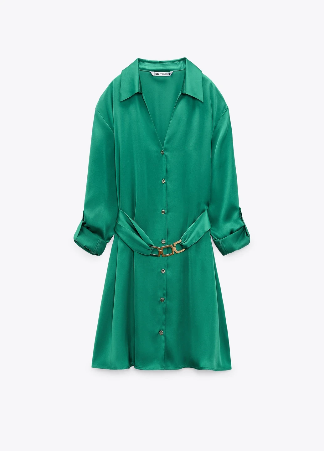 Зелена святковий сукня Zara однотонна