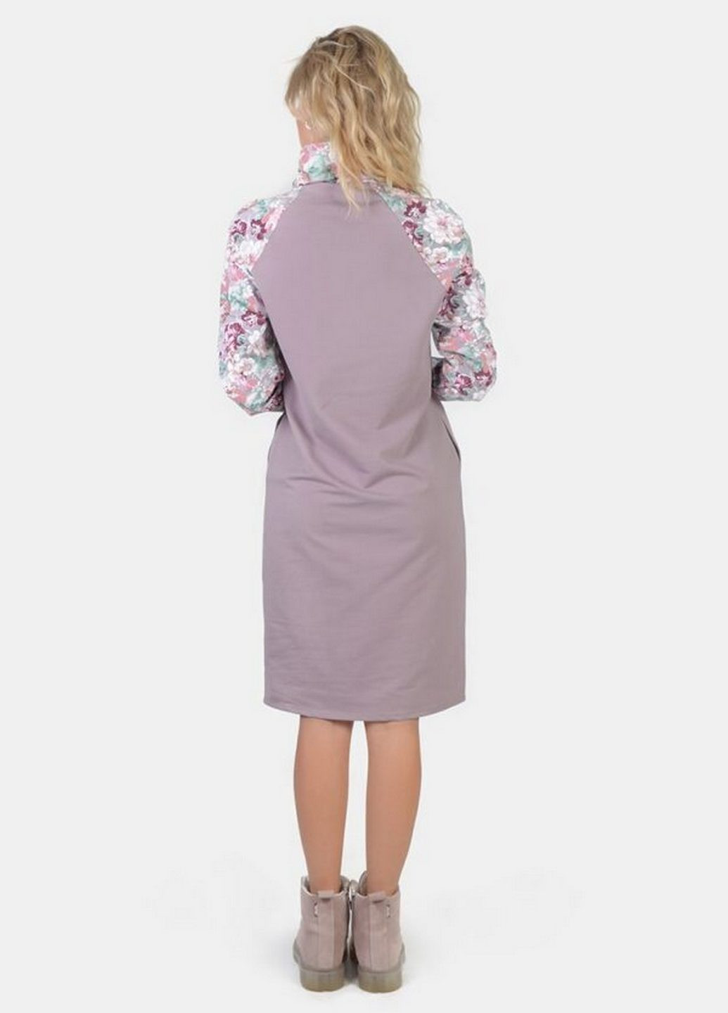 Лиловое платье женское N.EL.