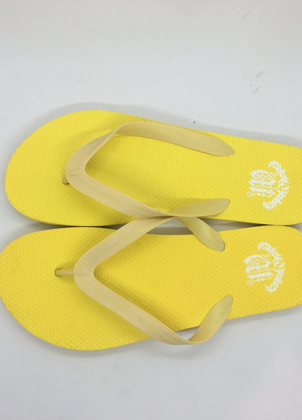 Желтые пляжные вьетнамки Crivit