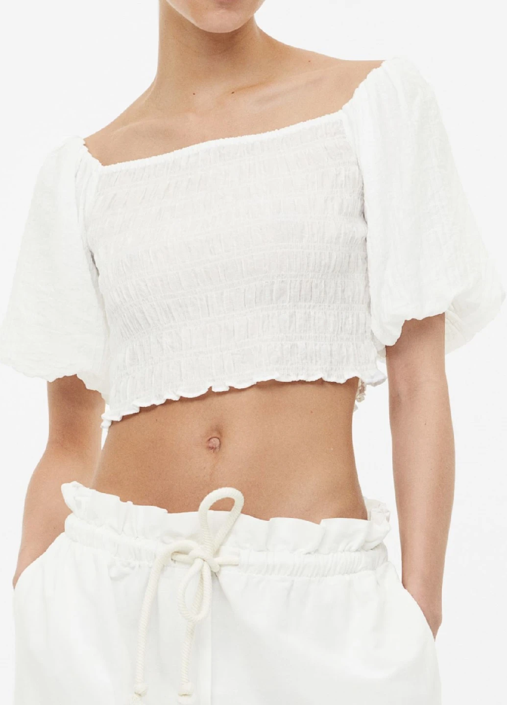 Белая блуза H&M