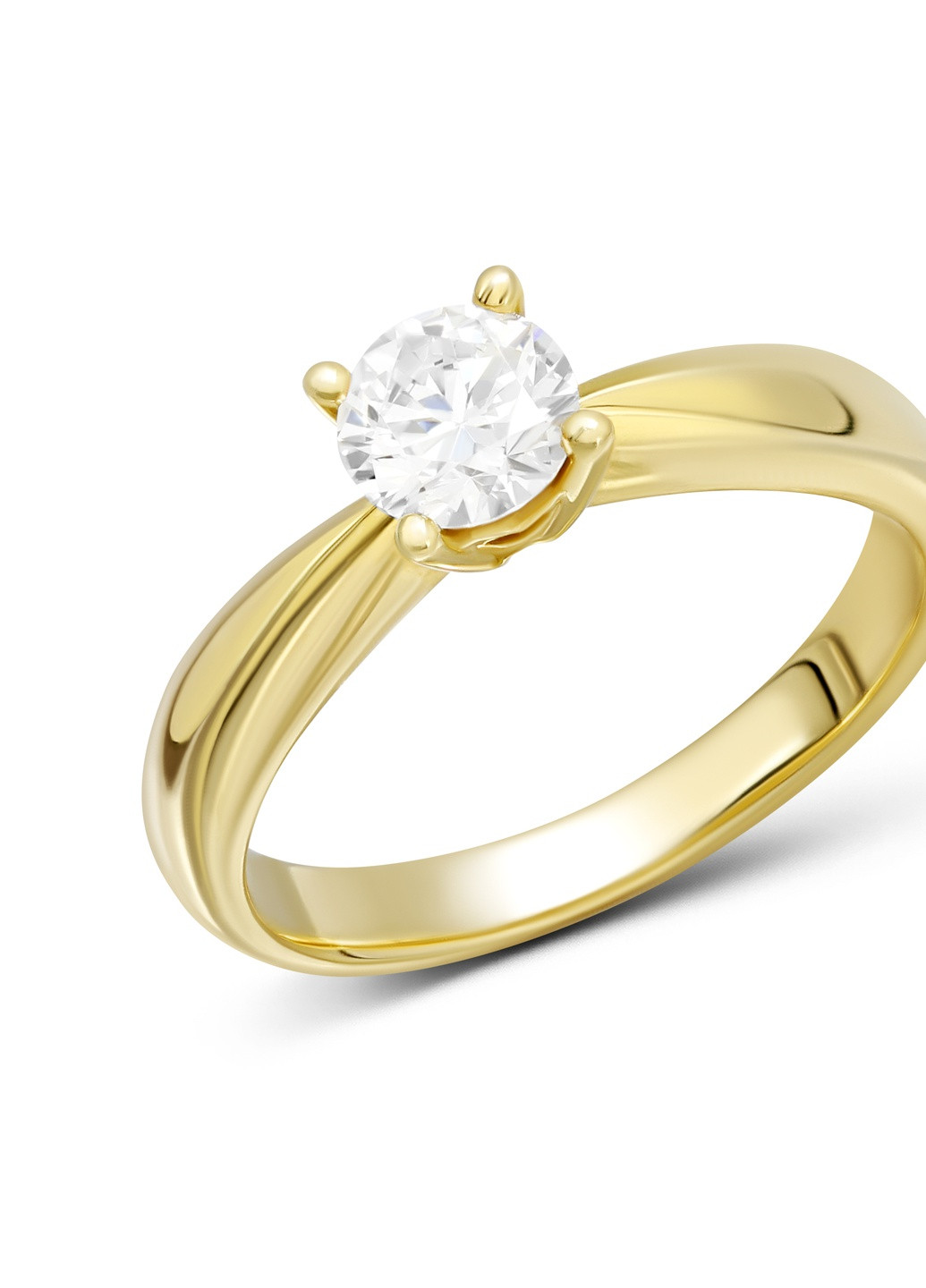 Кільце з діамантом у жовтому золоті 1-118 335 Zarina (259371437)