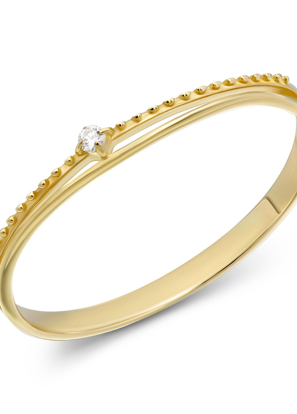 Кольцо с бриллиантом в желтом золоте 1К914-0001 Zarina (259371685)