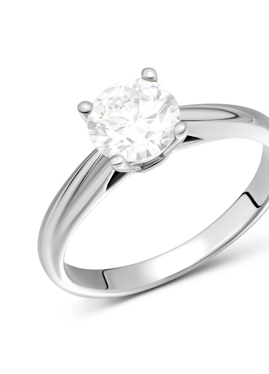 Кольцо с бриллиантом в белом золоте 1К071-0029 Zarina (259371454)