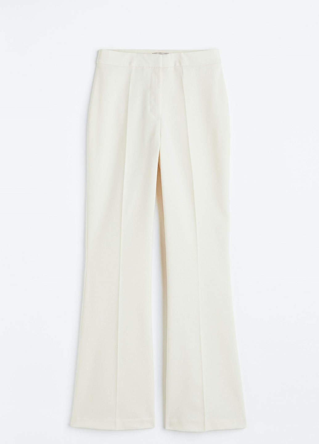 Молочные классические демисезонные брюки H&M