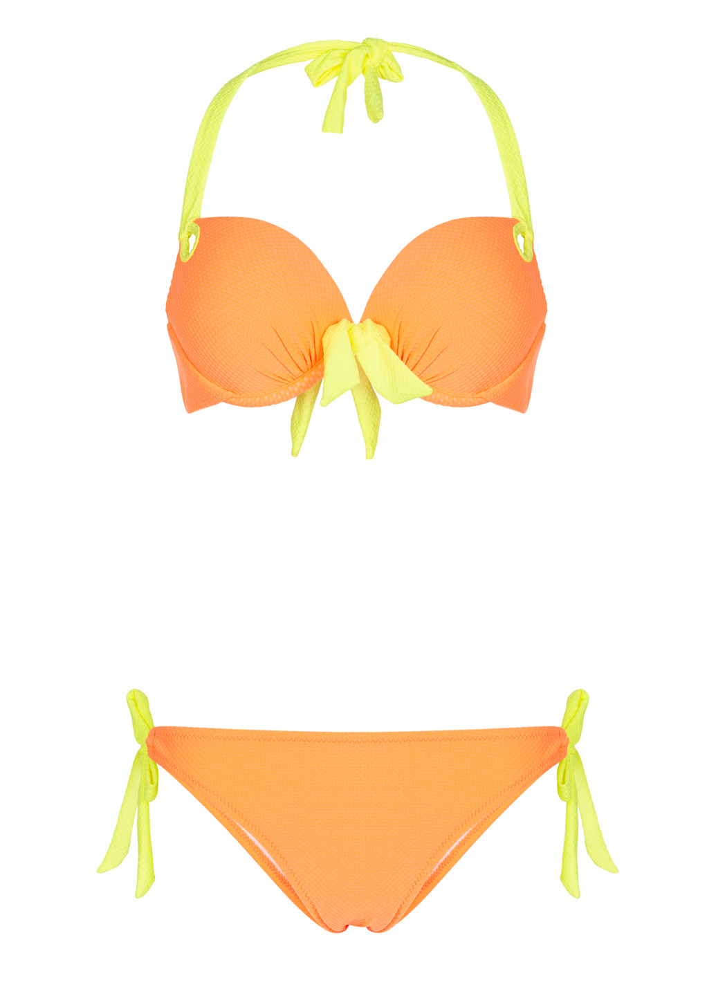 Оранжевый летний раздельный купальник раздельный Bella Rosa