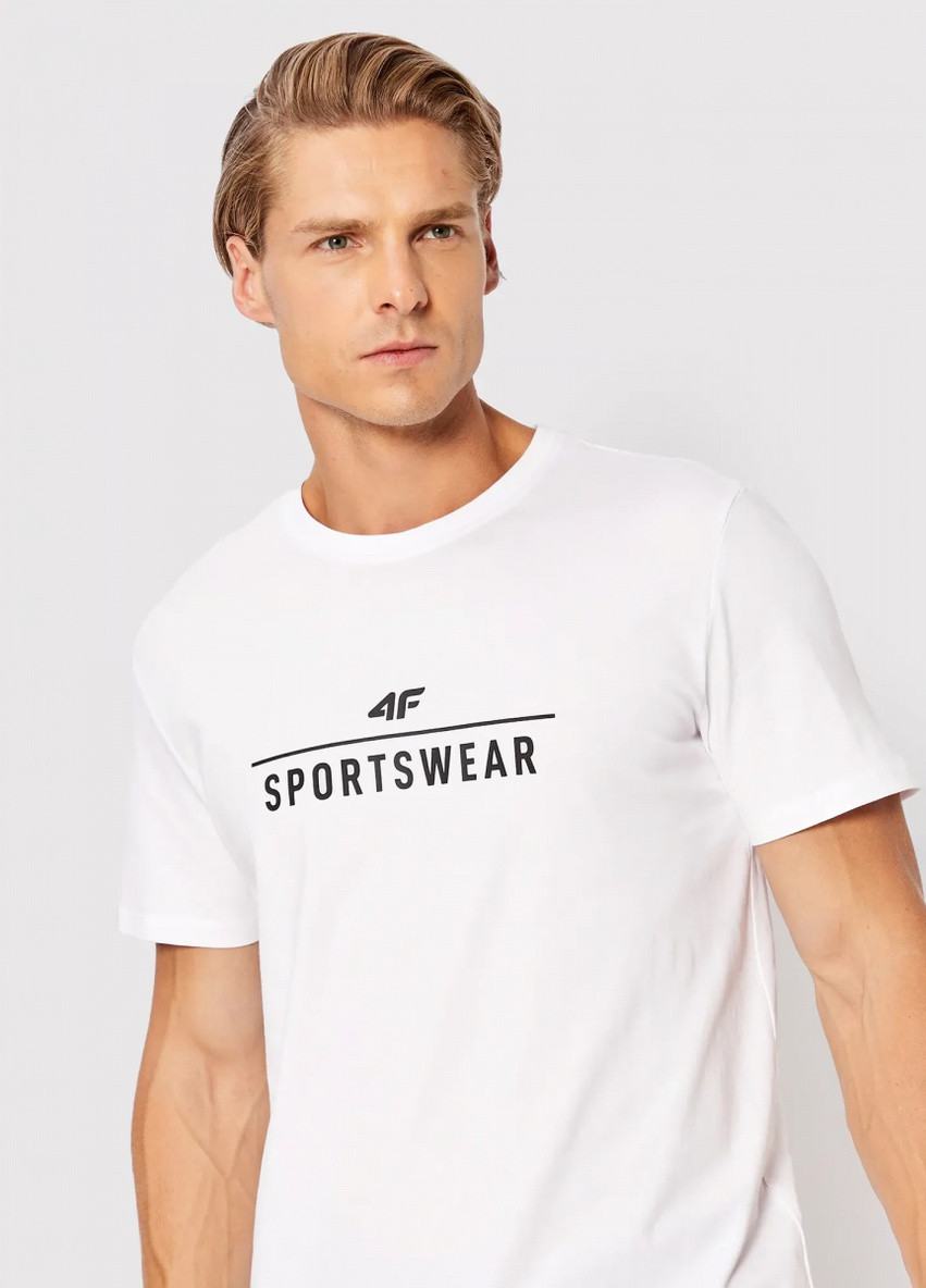 Белая футболка 4F H4Z22 TSM354 wt