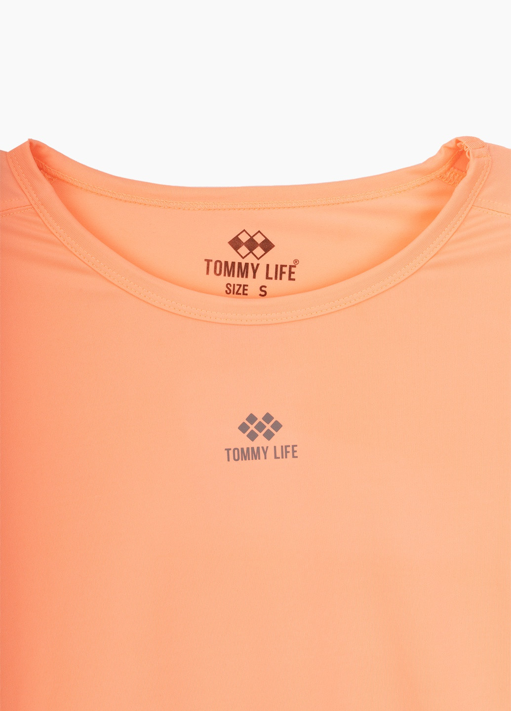 Оранжевая всесезон футболка фитнес Tommy Life